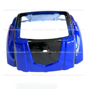 Heckschürze blau Elektromobil.